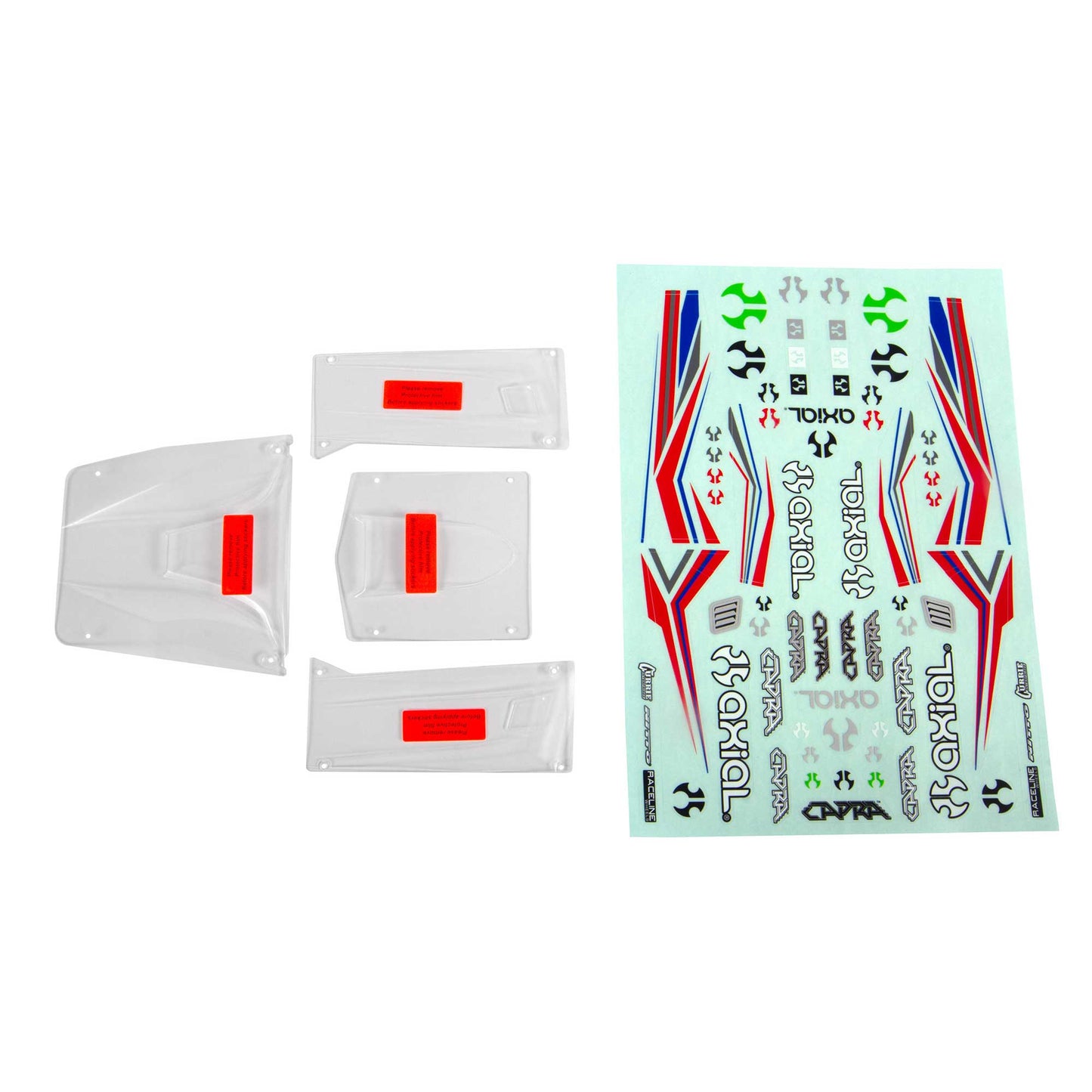 Axial 230012 Body Panel Set (Clear): UTB