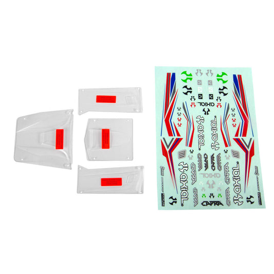 Axial 230012 Body Panel Set (Clear): UTB