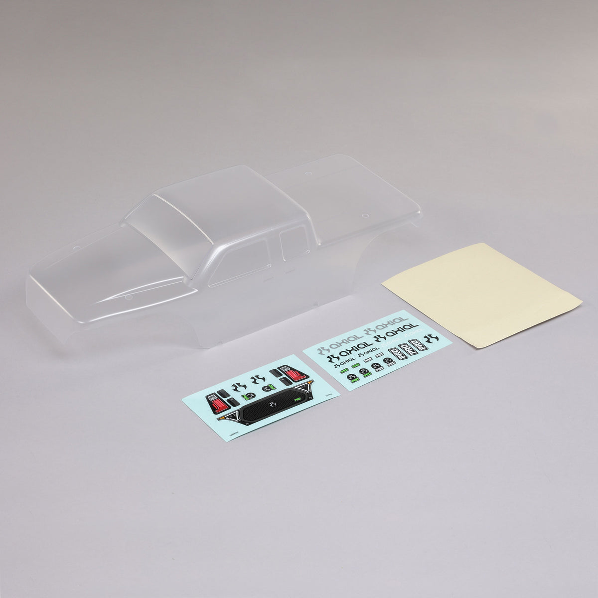Axial 230052 SCX10 Pro Pre-Trimmed Body Set (Clear)