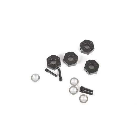Axial 232018 12mm Hex Screw Shaft & Spacer (4): Capra 1.9 UTB, SCX10 III Base Camp
