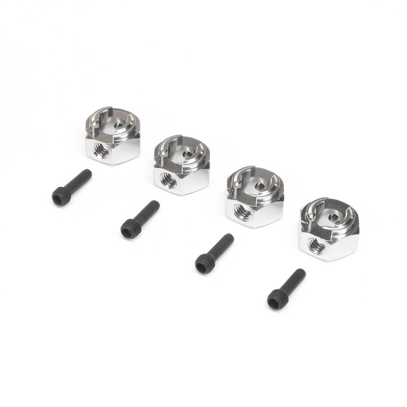 Axial 232046 Aluminum Hex Hub, 12mm, Hard Anodized: RBX10