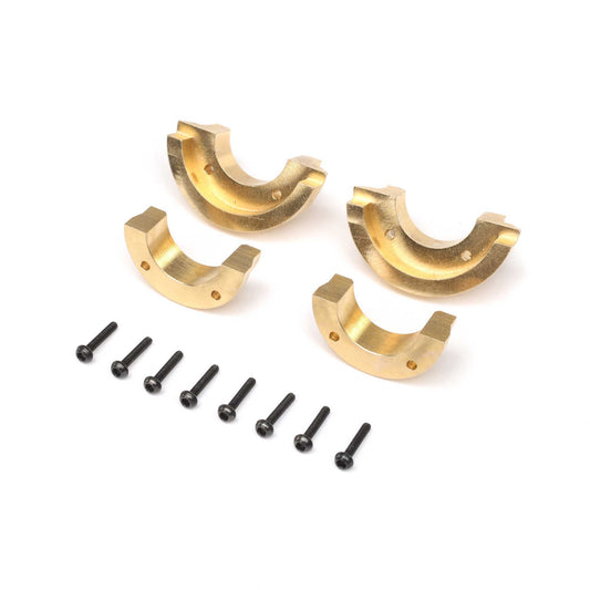 Axial 302004 SCX24/AX24 Brass Knuckle Weights (4) (28.8g)