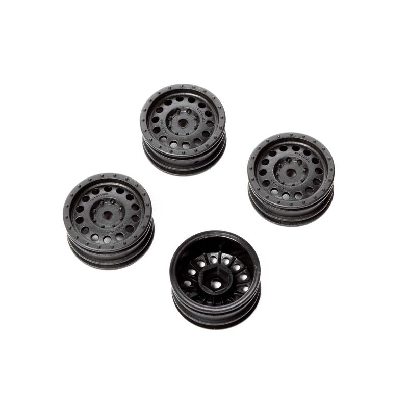 Axial 40000 SCX24 Method MR307 Hole 1.0" Mini Crawler Wheels (4)