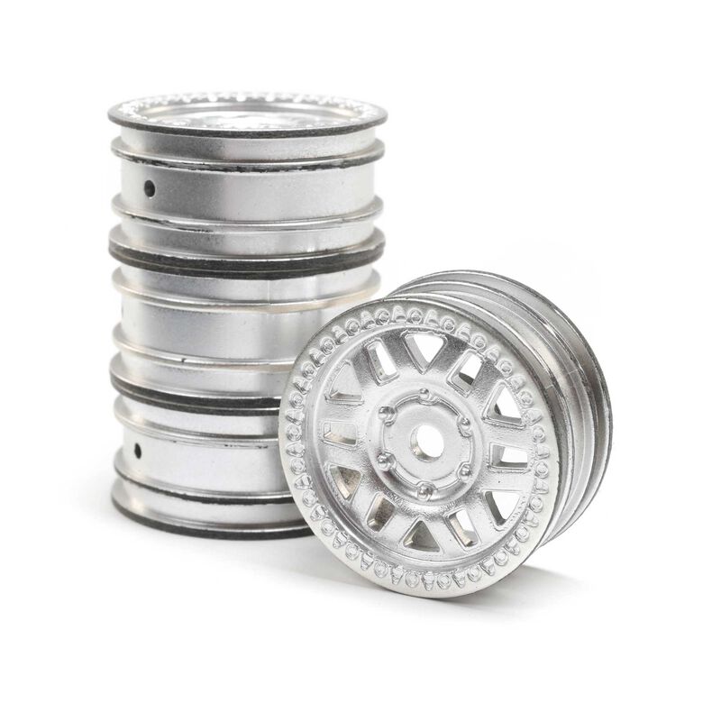 Axial 40005 1.0 KMC Machete Wheels, Satin (4): SCX24