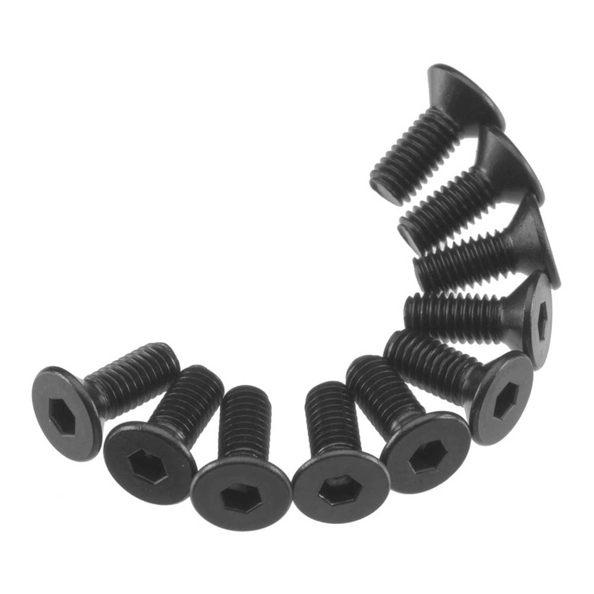 Axial 144 3x8mm Flat Head Screw (Black) (10)