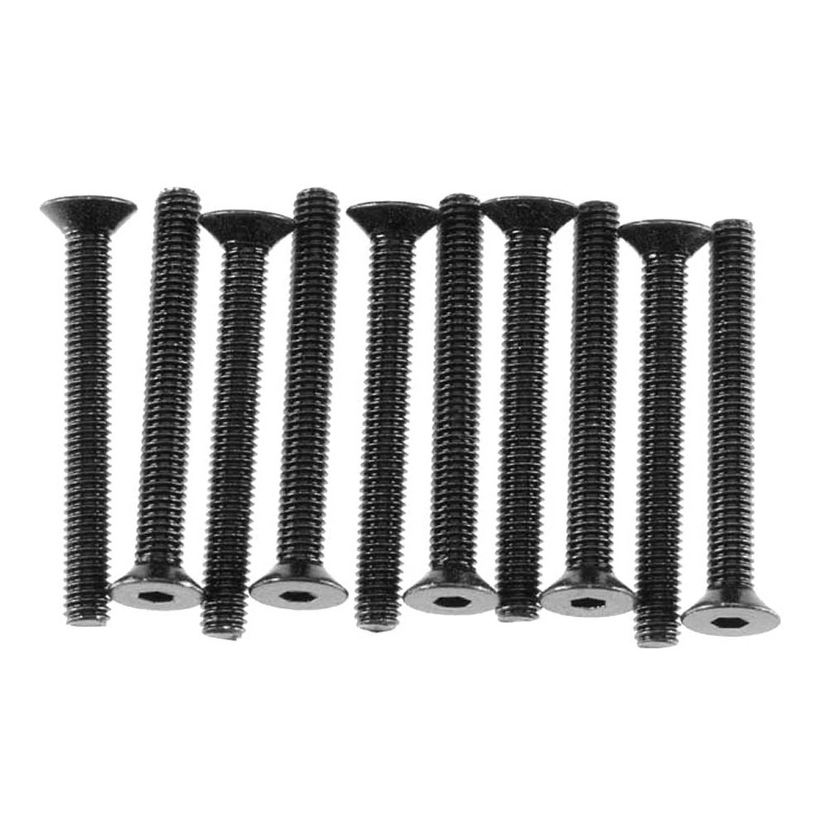 Axial 150 3x25mm Flat Head Screw (Black) (10)