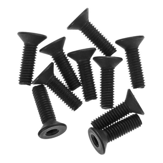 Axial 31120 3x10mm Flat Head Screw (Black) (10)