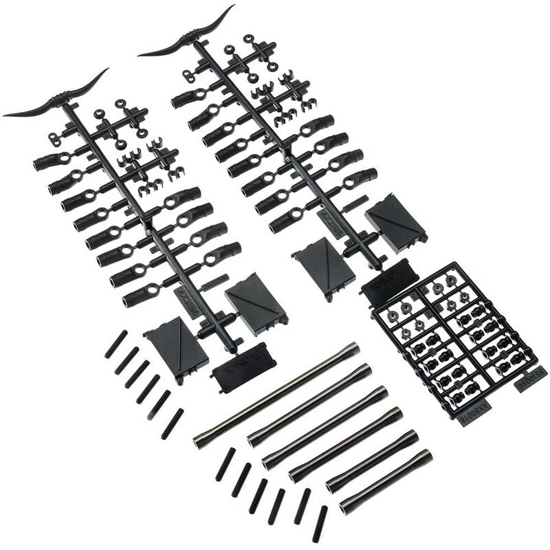 Axial 31465 Front Link Set Aluminum: SCX10 II
