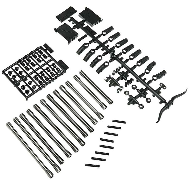 Axial 31466 Rear Link Set Aluminum 80 94 101.5mm: SCX10 II