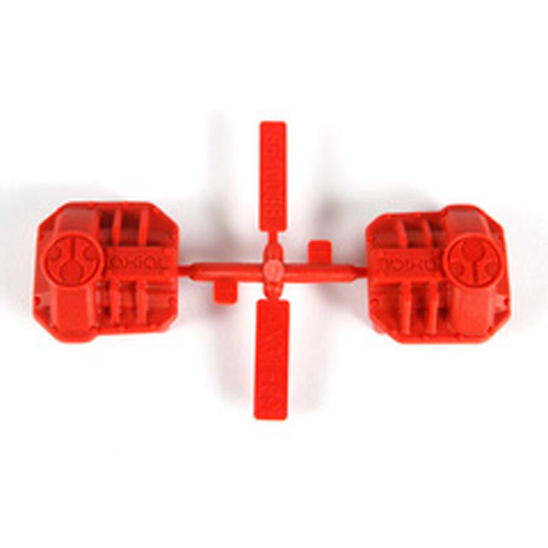 Axial 31589 SCX10 II AR44 Differential Cover (Red) (2)