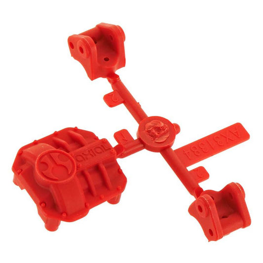 Axial 31384 AR44 Differential Cover/Link Mount Set (Red)