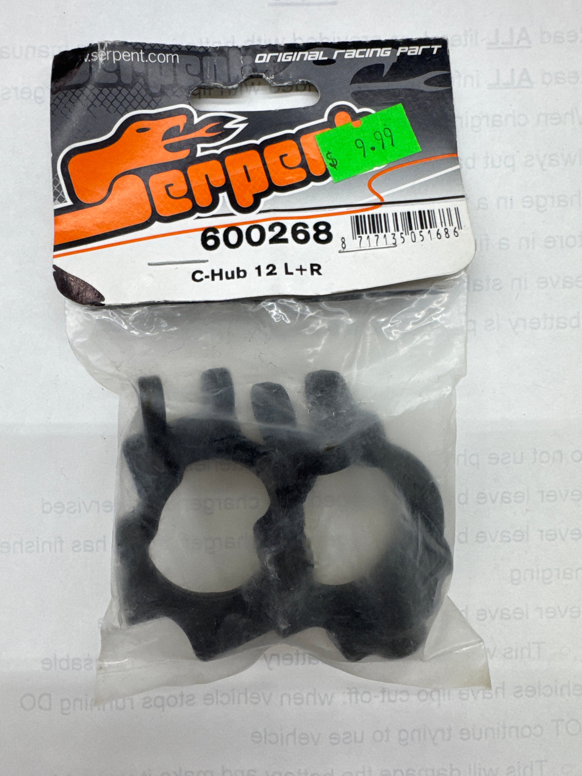 Serpent 600268 C-Hub 12 L+R