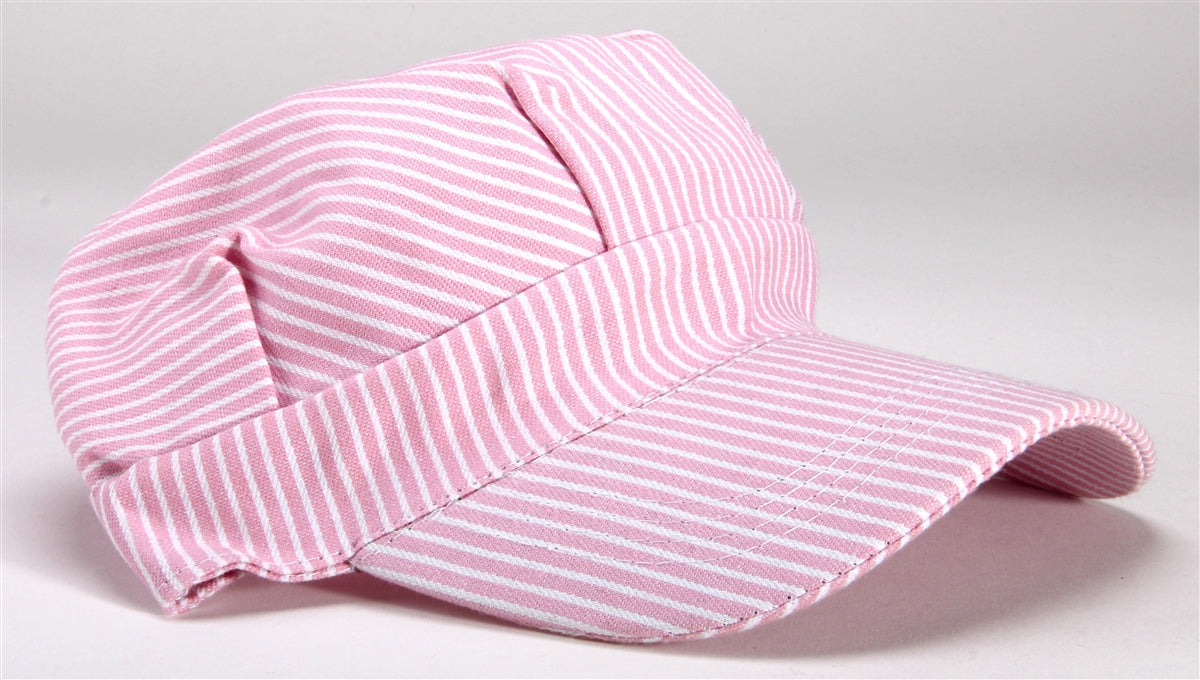 Brooklyn Peddler 00060 Engineer Cap, Adult/ Pink with Adjustable Strap