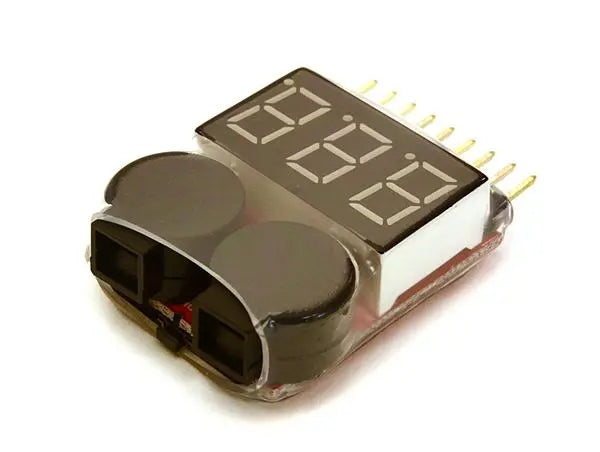 Integy C23212 LiPo Voltage Checker w/ Adjustable Voltage Level Warning Buzzer