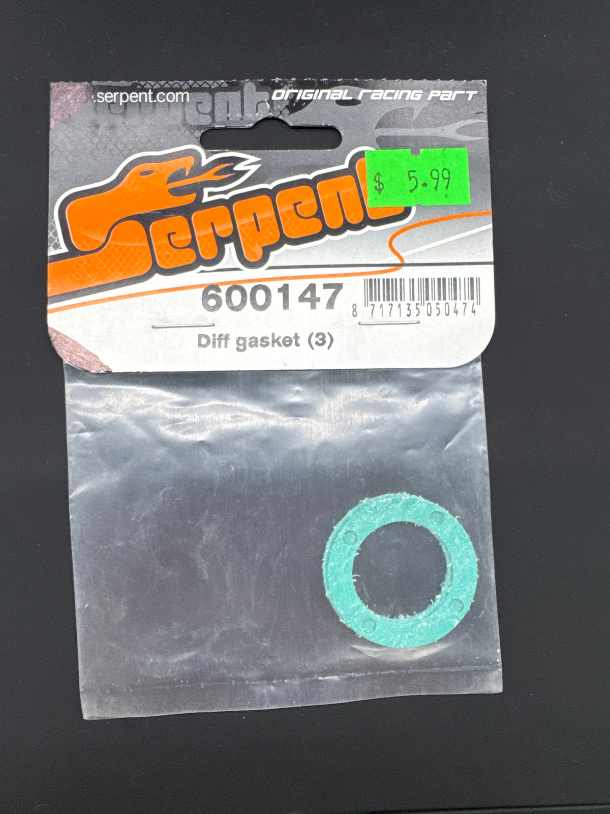 Serpent 600147 Diff gasket (3)
