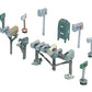 Woodland Scenics D206 Assorted Mailboxes HO Scale Kit