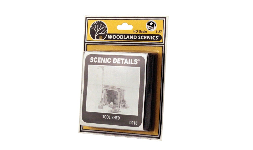 Woodland Scenics D216 Tool Shed HO Scale Kit