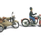 Woodland Scenics D228 Motorcycles and Sidecar HO Scale Kit