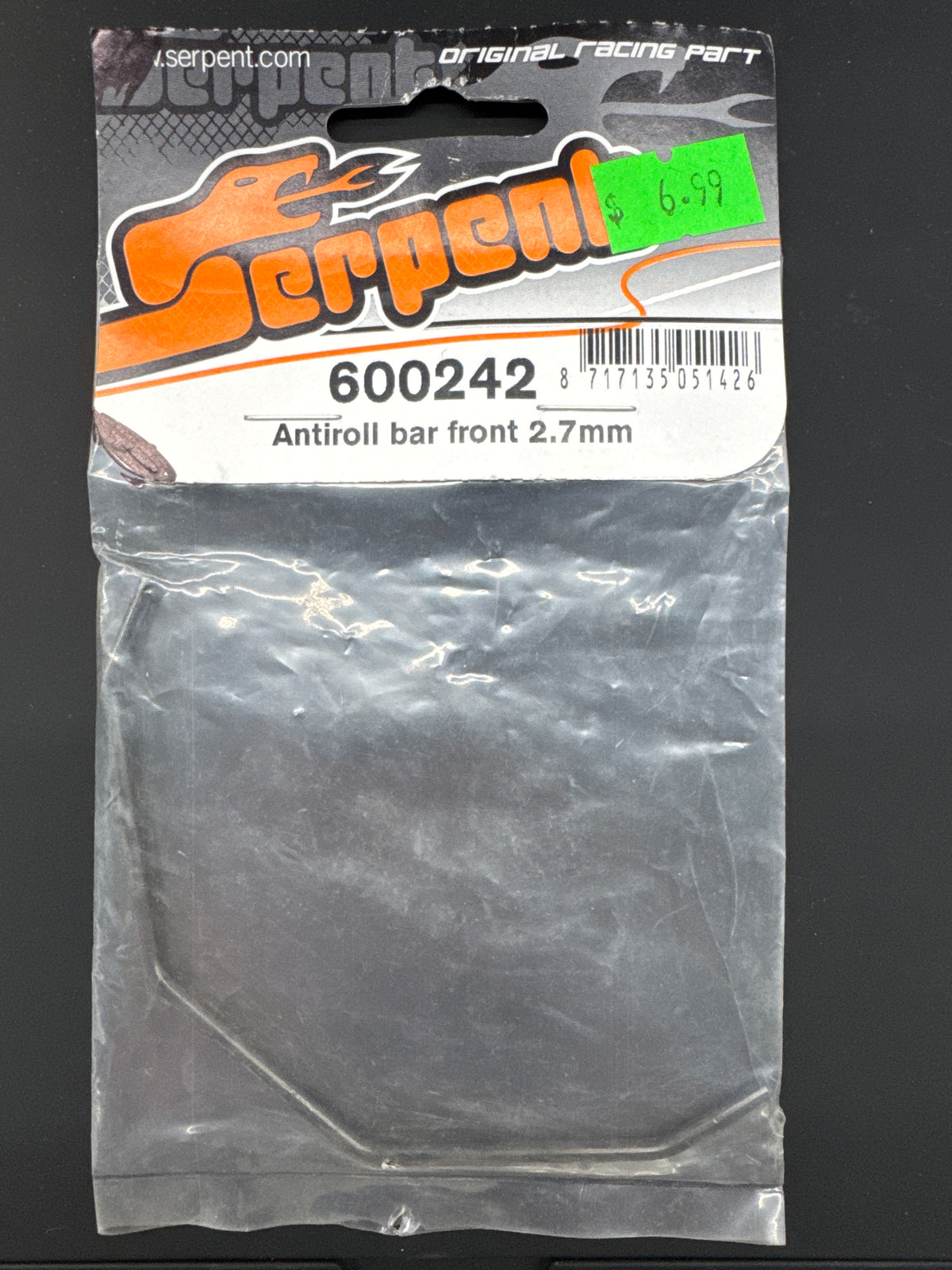 Serpent 600242 Antiroll bar front 2.7mm