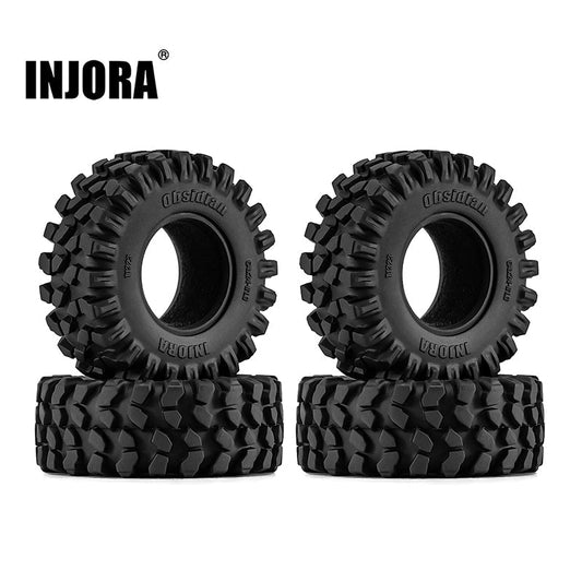Injora YQT-1323 Obsidian 1.3" Rock Crawling Tires (4) (64x24mm)