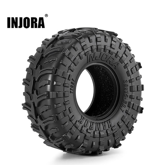 Injora T7027 0.7" 39x15mm HAMROK Tires for 1/30 SCX30 (T7027)