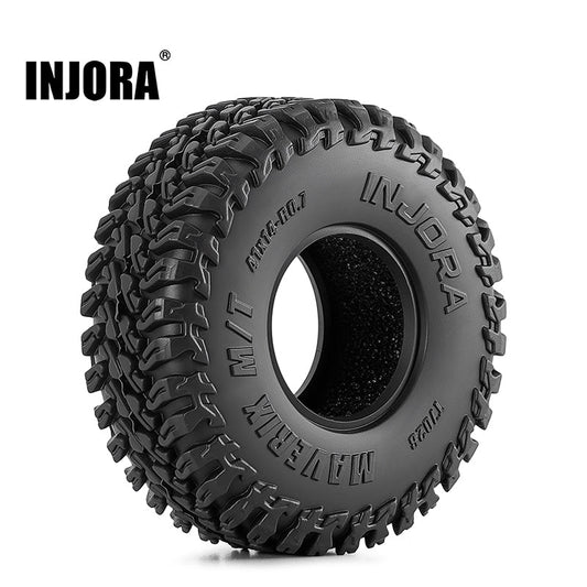Injora T7028 0.7" 41x14mm MAVERIX M/T Tires for 1/30 SCX30 (T7028)