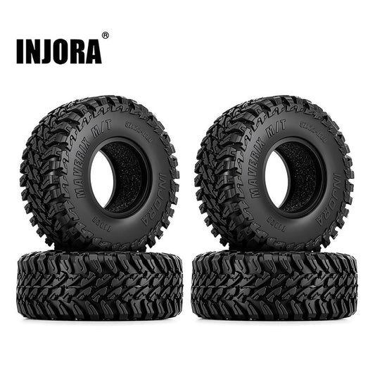 Injora YQT-1028 1.0" 57x22mm MAVERIX M/T Tires (T1028)
