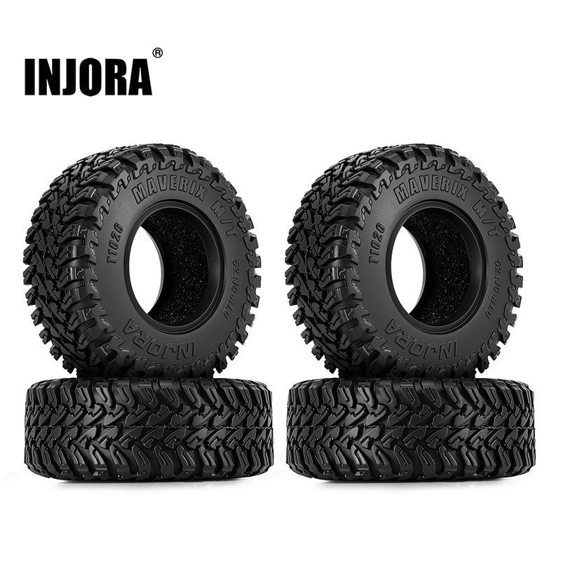 Injora YQT-1026 1.0" 52x19mm MAVERIX M/T Tires (T1026)