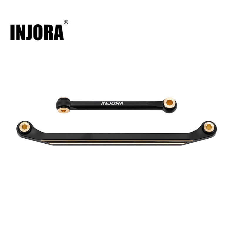 Injora ASC18-31 Black Brass Steering Links for 1/18 Redcat Ascent-18