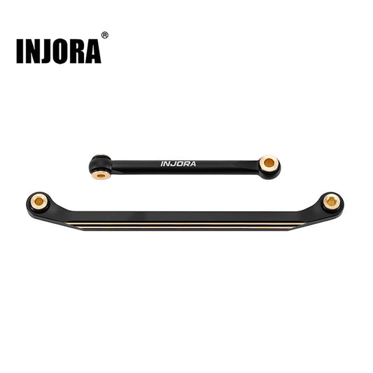 Injora ASC18-31 Black Brass Steering Links for 1/18 Redcat Ascent-18