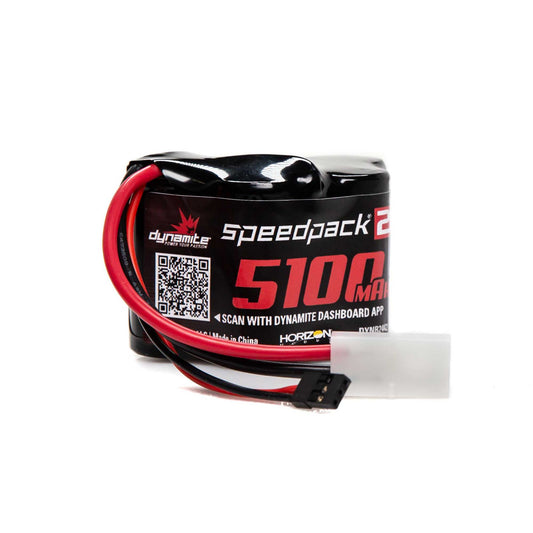 Dynamite B2442 SPEEDPACK 2 6V 5100MAH 5C NiMH HUMP RX PK:BAJA,5B