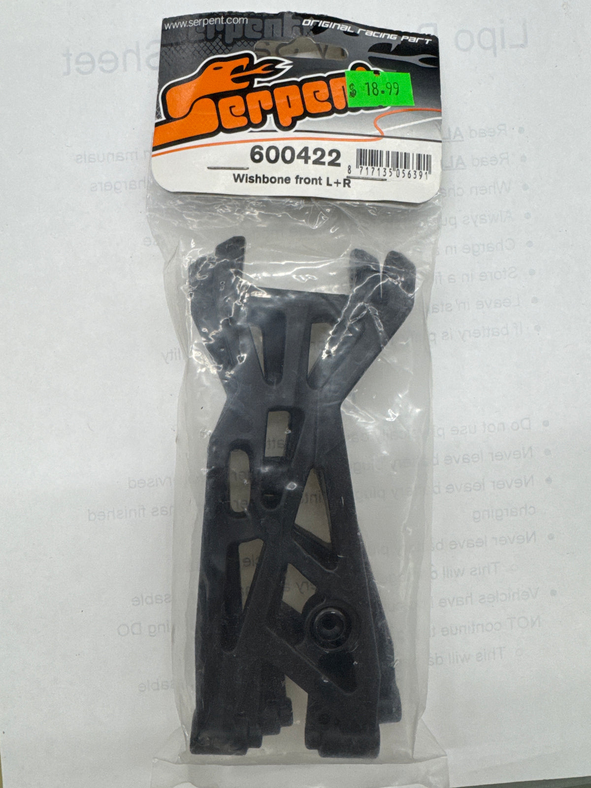 Serpent 600422 Wishbone front L+R