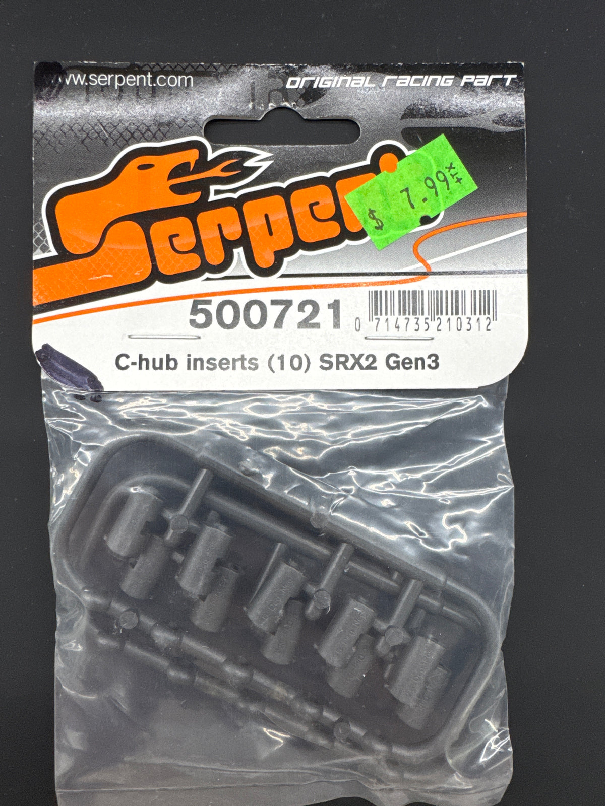 Serpent 500721 C-hub inserts (10) SRX2 Gen3