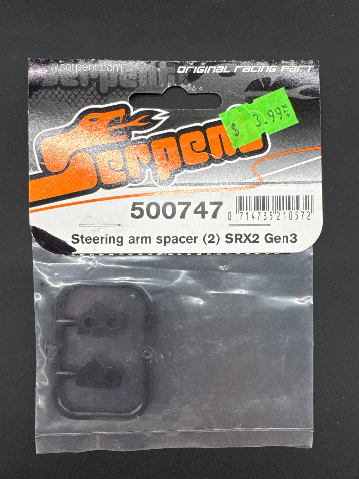 Serpent 500747 Steering arm spacer (2) SRX2 Gen3