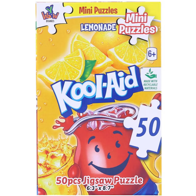 Ywow Puzzles 200302AA Kool-Aid 50-Piece Random Mini-Puzzle