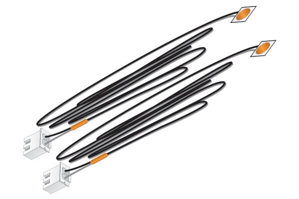 Woodland Scenics JP 5739 LED Stick-On Lights (Red)