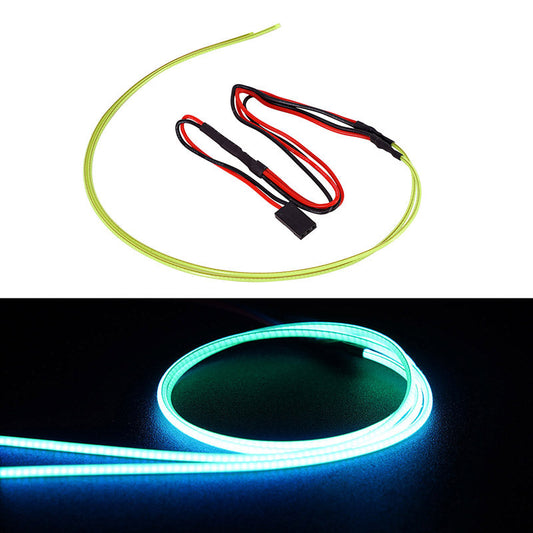 Injora L42-BL Flexible Cuttable LED Strip Lights for 1/24 1/18 RC Cars - Blue