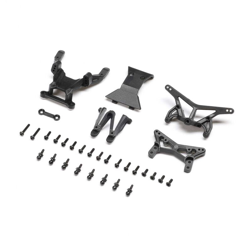 LOSI LOS-1770 Front & Rear Towers, Bumper: Micro-B