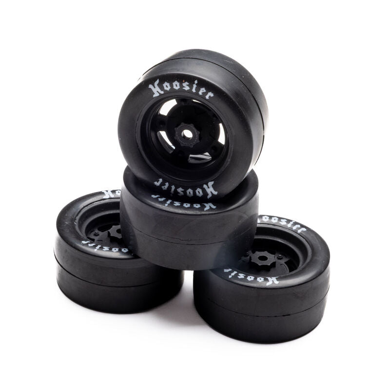 LOSI LOS-3779 Hoosier Mounted Tires, Medium (4): GROM ALM