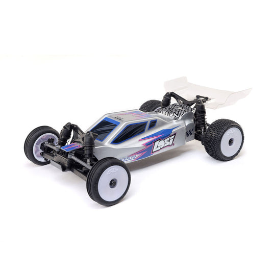 LOSI LOS 00007T2 Micro-B 2WD Buggy, Silver RTR