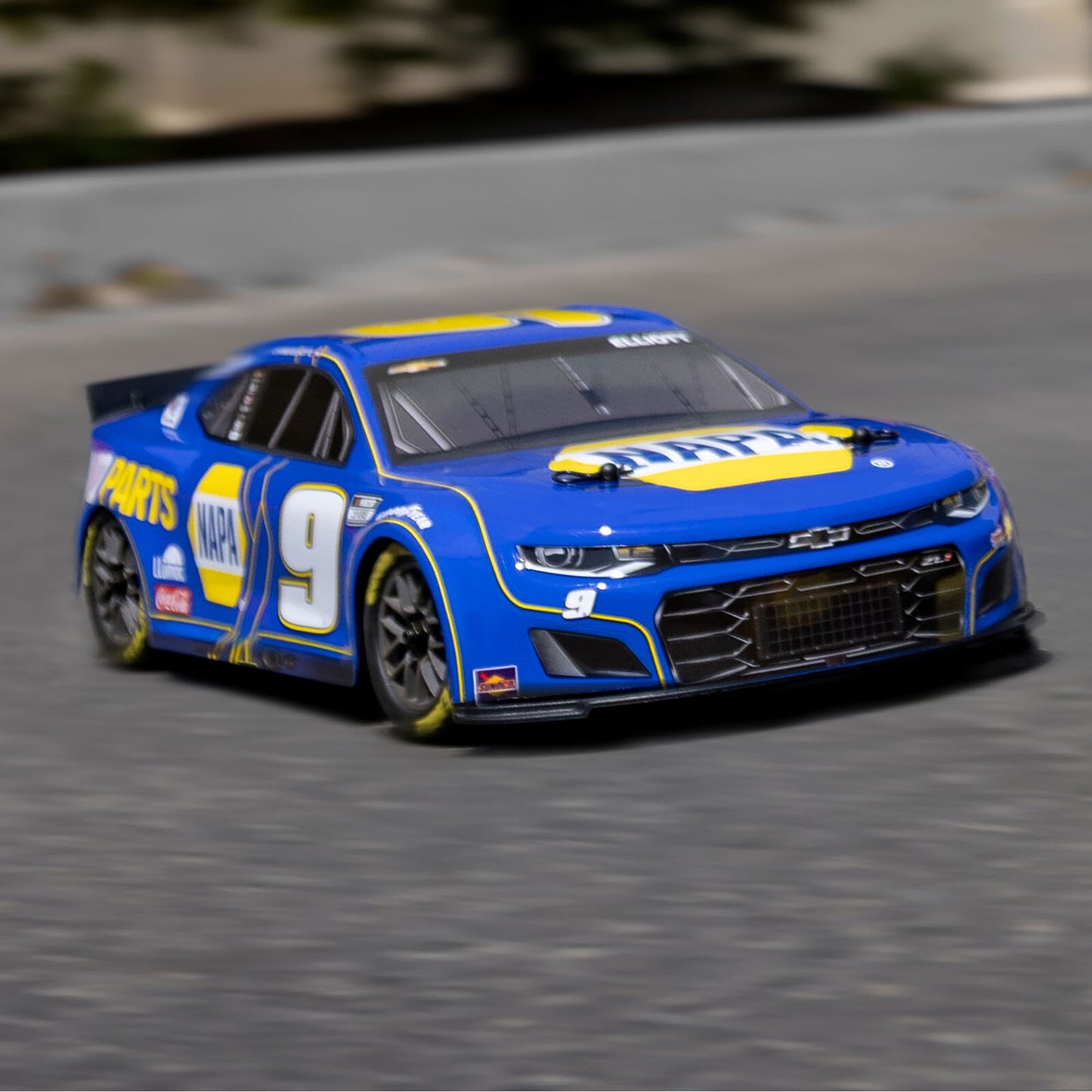LOSI LOS 1122509 1/12 NASCAR RC Race Car Chase Elliott No. 9 NAPA 2025 Chevrolet Camaro ZL1 2S AWD RTR Brushed On-Road (Battery & Charger Included)