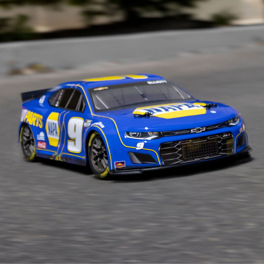 LOSI LOS 1122509 1/12 NASCAR RC Race Car Chase Elliott No. 9 NAPA 2025 Chevrolet Camaro ZL1 2S AWD RTR Brushed On-Road (Battery & Charger Included)