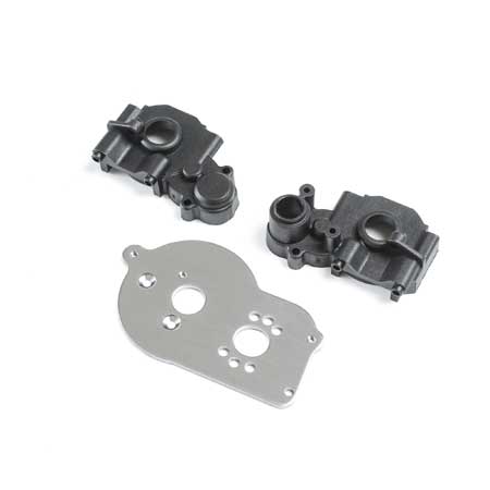 LOSI LOS 212021 Mini-B/Mini-T 2.0 Transmission Case & Motor Plate