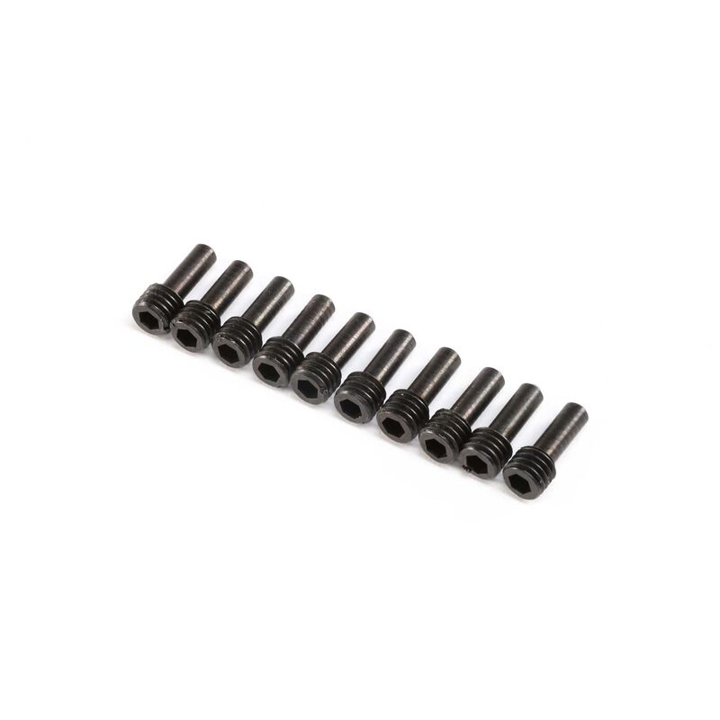 LOSI LOS 242047 Center Driveshaft Screw Pin (10): LMT