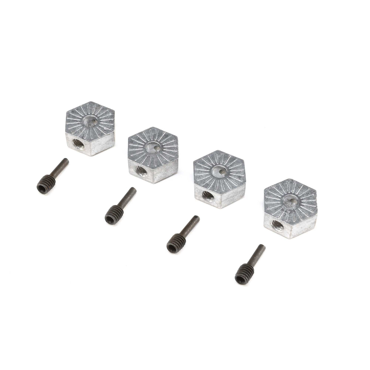 LOSI LOS 242053 17mm Hex Adapter with Screwpin (4): LMT