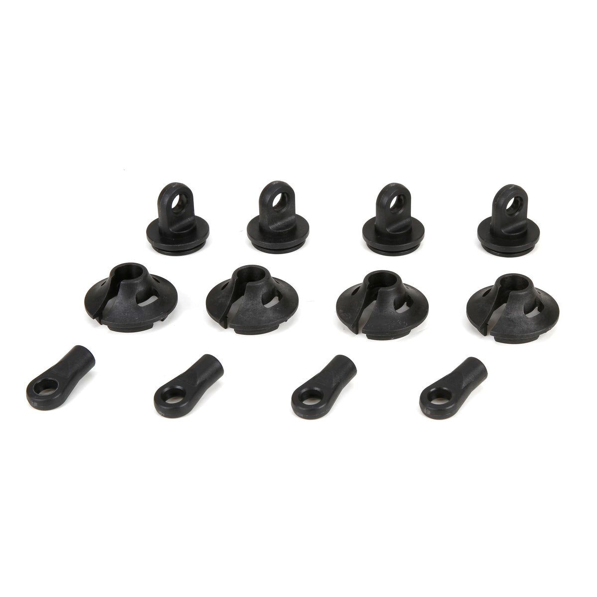 LOSI LOS 253006 Desert Buggy XL Shock Spring Cup, Clip & Shock End Set (2)