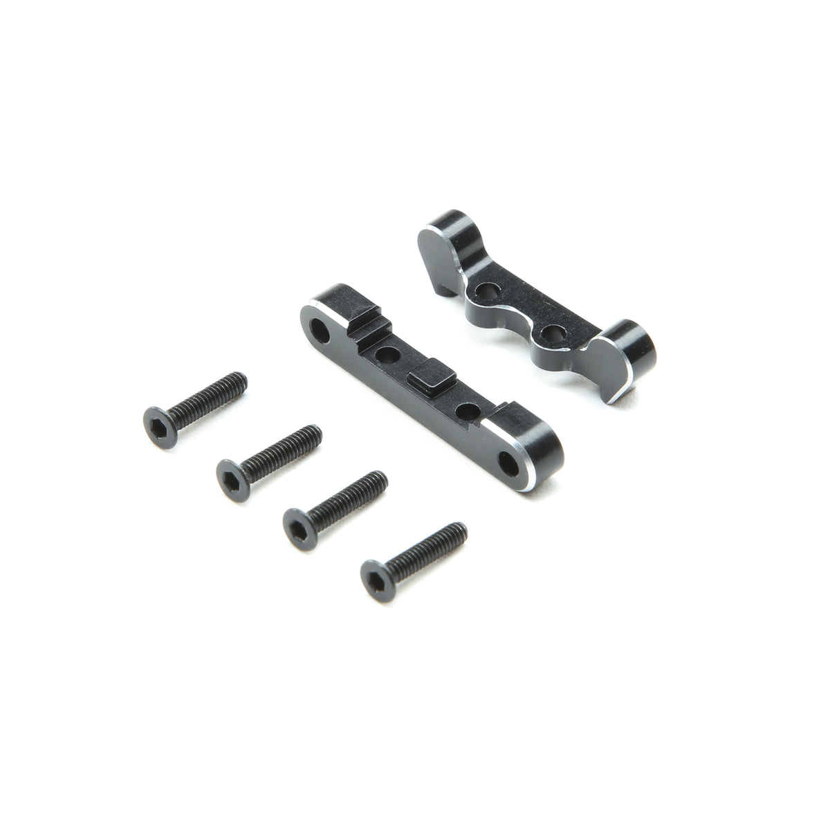 LOSI LOS 311006 Mini-T 2.0 Aluminum Rear Pivot Block Set (Black)