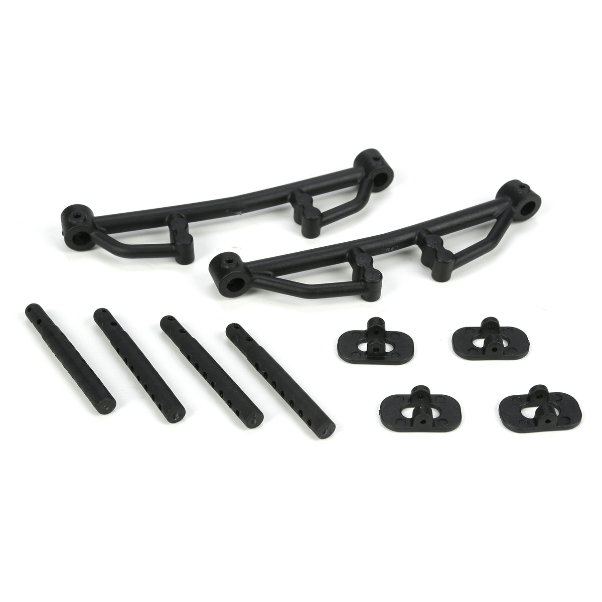 LOSI LOSB 2414 Front/Rear Body Mount Set w/Post