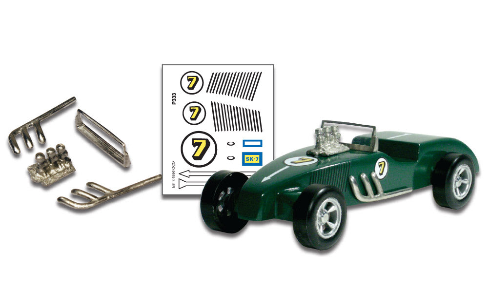 Pinecar 333 / P333 Custom Parts w/Decals Street Rod