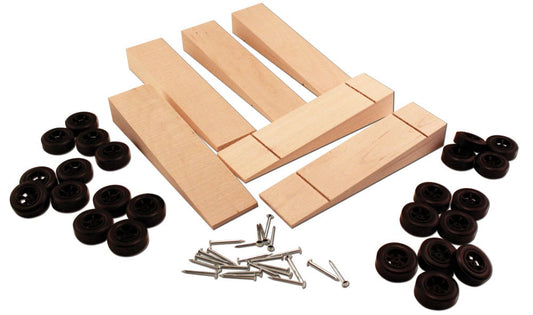 Pinecar 4050 / P4050 6-Pack Wedge Block Kit